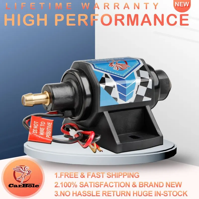 

Universal Advanced Fuel Pump Electric Gas Diesel Inline Low Pressure 3/8" 5-9PSI