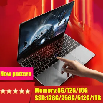 

15.6 inch Gaming Laptop With i7 CPU16G RAM 1TB 512GB 256GB 128GB 64GB SSD ROM Notebook Computer Backlit Keyboard Win10 Ultrabook