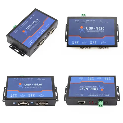 USR-N520 Последовательный RS232/RS485/RS422 к серверу Ethernet Modbus RTU к Modbus TCP