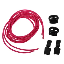 1 пара, эластичная легкая Монтажная колодка, шнурки, шнуровка для бега, марафон, спорт, розово-красный