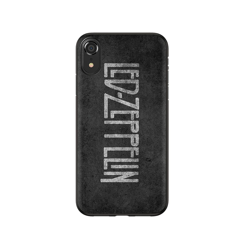 B8 Rock Band Led Zeppelin Мягкий ТПУ силиконовый чехол для телефона iPhone 5 5S 6 6s 7 8 plus X XR XS 11 Pro Max - Цвет: B8