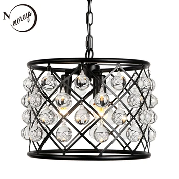 

Industrial retro crystal decorative pendant lamp E14 living room bedroom interior lighting lamp kitchen loft hotel pendant light