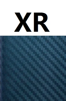 Наклейка для мобильного телефона для iPhone XS Max XR X градиентная углеродная волоконная мягкая защитная пленка для iPhone X наклейка аксессуары EEMIA - Цвет: xr- blue