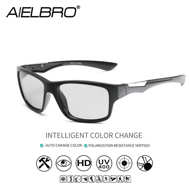 US $4.68 Photochromic Outdoor Polarized Driving Night Vision Sports Sun Glasses TAC Lens Summer Eyewear Acce