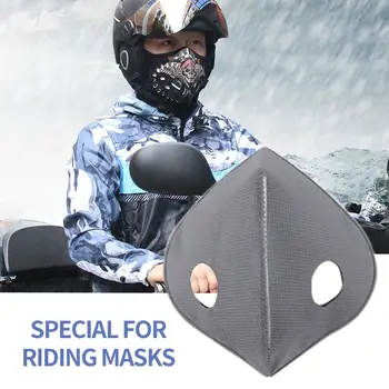 

Respirator Durable Portable PM2.5 Liner Ctivated Carbon Filtration Windbreak Warmth Dustproof Mask Breathing Climbing Haze Mask