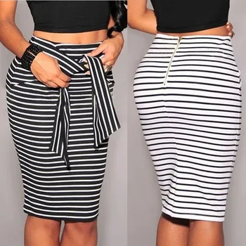 

clothing OWLPRINCESS 2020 New Women's Striped Hip Skirt Skirt