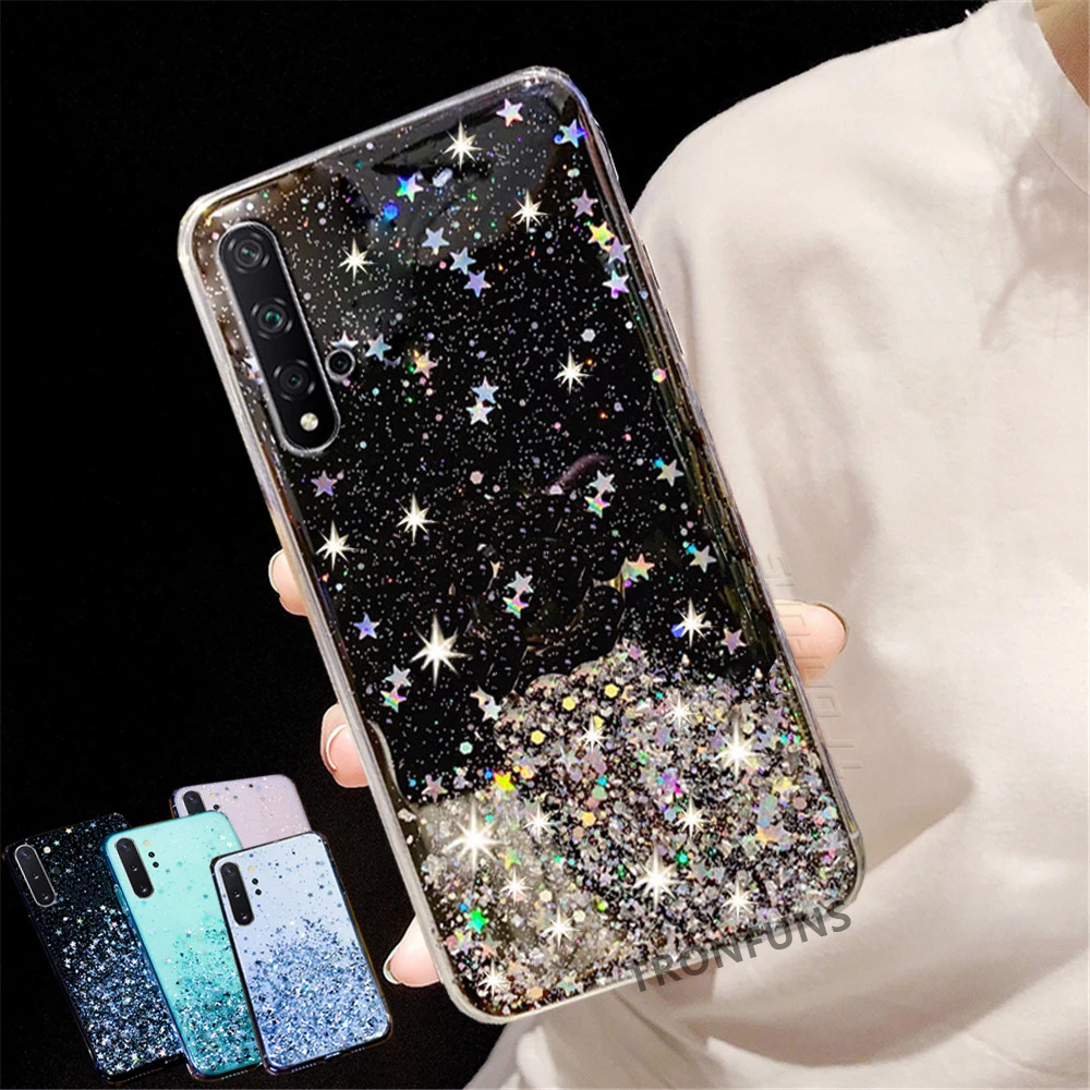 Блестящий Мягкий чехол из ТПУ для Samsung Galaxy A70 A50 A30 A20 A10 A80 A90 A30S A10S A20E A71 A81 A91 M10 M20 M30