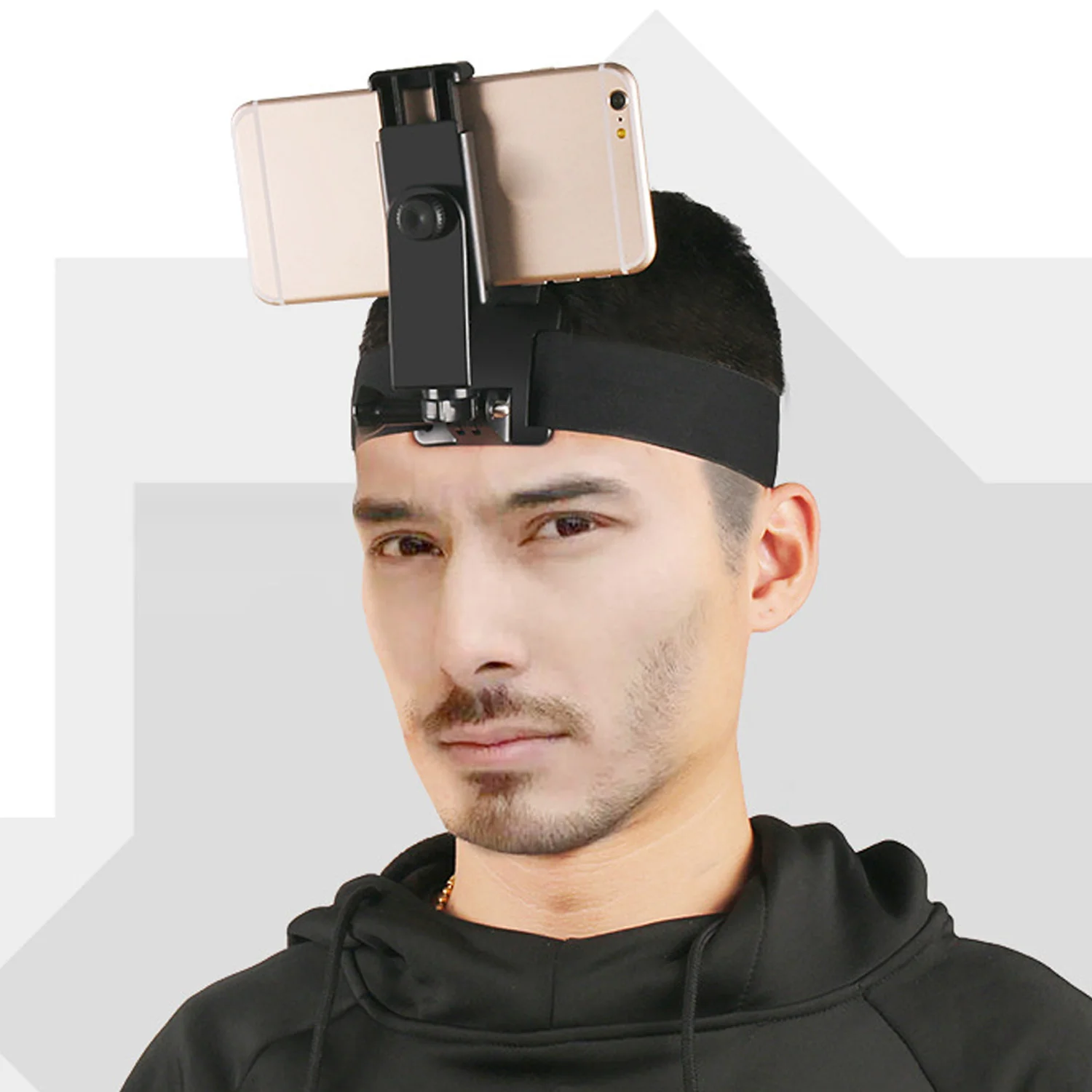 Gosear Adjustable Elastic Headband Strap Belt with Adapter Screw for Gopro Sargo Xiaomi Yi Sony Sport Action Cameras Phones