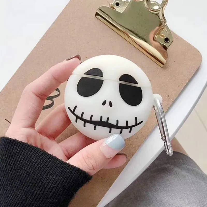 

3D Silicone Earphone Case For Airpods 2 Case Cute Cat Dog Luminous Cartoon Headphones Cover For Apple Air pods Case For Earpods