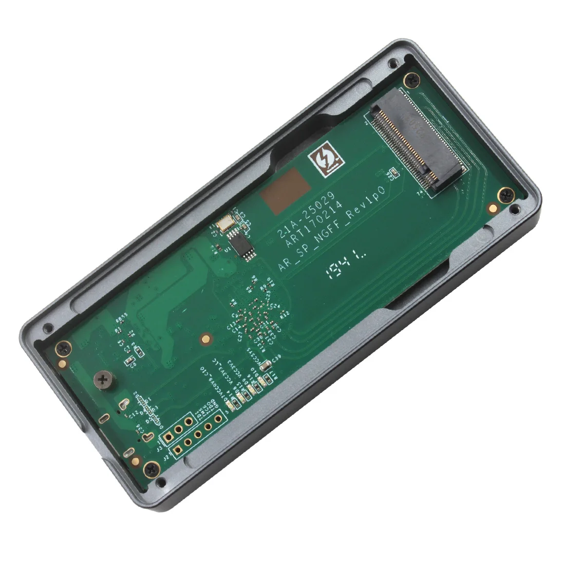  JEYI rayo 3 m2 Nvme caja de la caja móvil NVME a TYPE-C CNC aluminio tipo C3.1 m. 2 USB3.1 m2 PCIE 