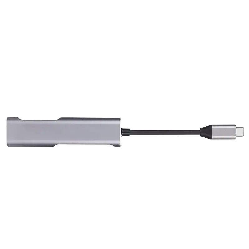 5-в-1 Тип C концентратор USB-C для USB3.0+ HDMI+ TF слот для карт+ PD Мощность Порты и разъёмы адаптер