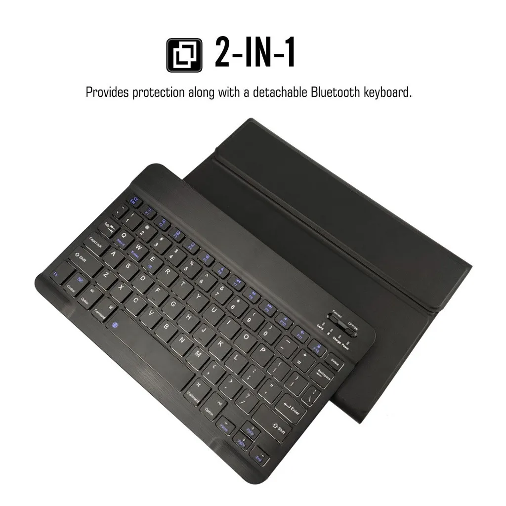 For Samsung Galaxy Tab S6 10.5 SM-T860/T865 Keyboard Case Slim Stand Cover Detachable colorful backlit Bluetooth keyboard