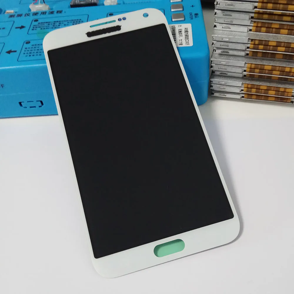 100% Super AMOLED LCD For Samsung Galaxy E7 E700 E700F E7000 E7009 LCDS Display Touch Screen Digitizer Assembly Replacement