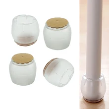 Новая крышка для ног стула с круглым дном, резиновые защитные накладки для ног, мебельные скатерти DXAF