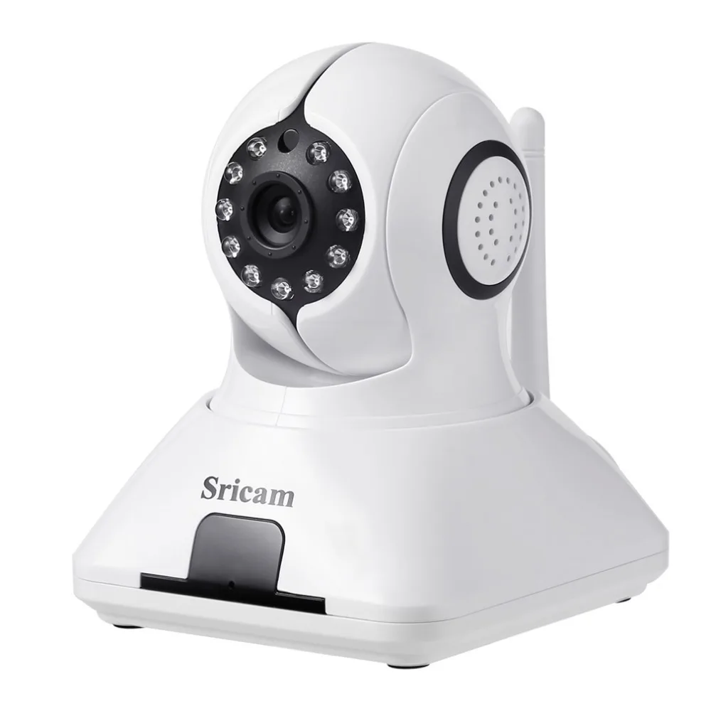 Sricam белый пластик Plug& Play дверь домашняя система видеонаблюдения 720p HD ночное видение мини IP камера с датчиком двери