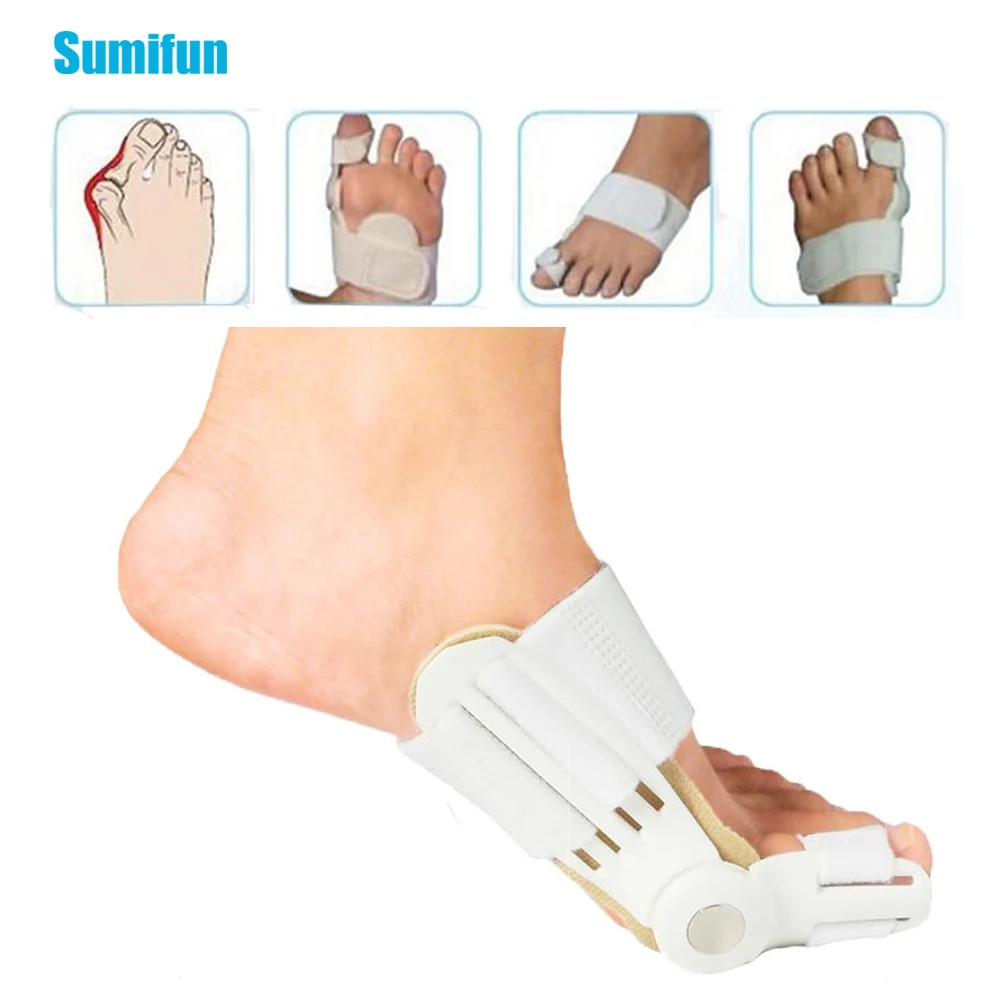 

Toe Separator 24 Hours Bunion Orthotics Pedicure Hallux Valgus Corrector Pro Orthopedic Adjuster Big Toe Feet Care