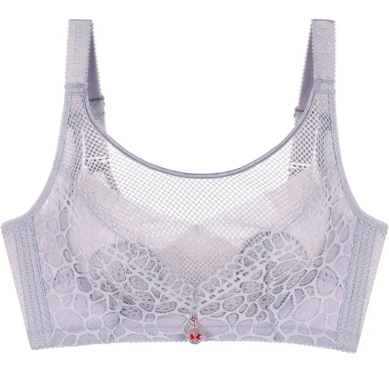 Fashion Sexy Satin Bras for Women Push Up Lingerie Wire Free Lace Bra Bralette Female Underwear Intimates Plus Size Bh C D E Cup