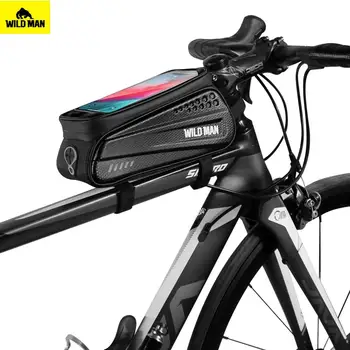 

WILD MAN Road Cycling Bicycle Bag Rear Reflective Waterproof Bike Saddle Bag Cycling Tail Large Frame Bag Bicicleta accessories