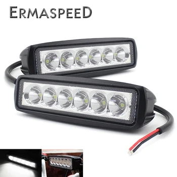 

2PCS LED Motorcycle Headlight Auxiliary Cafe Racer 12V Spotlight LED Moto Enduro Universal Headlight Motorbike Front Fog Lights