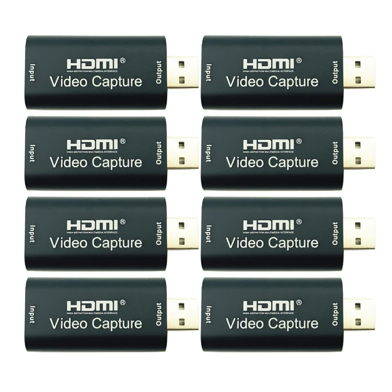 비디오 캡처 카드 HDMI 캡처 장치 USB 2.0 게임 캡처 라이브 스트리밍 그래버 기록 상자 PC PS4 HD 카메라 캡처 카드