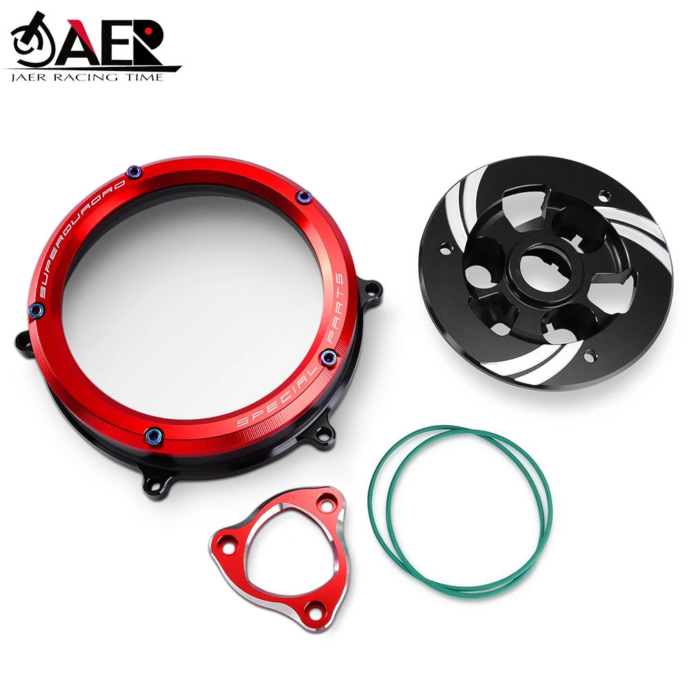 JAER для Ducati Panigale 1199 1299 959 Racing прозрачный чехол сцепления и пружинный фиксатор R