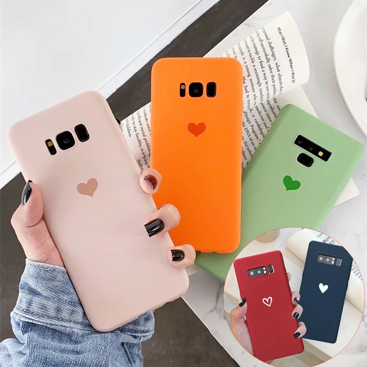 

Candy Love Heart Pattern Soft Silicone Cover Case for Samsung Galaxy S10 Lite S9 S8 Plus S7 S6 Edge Note 9 8 S10E Phone Cases