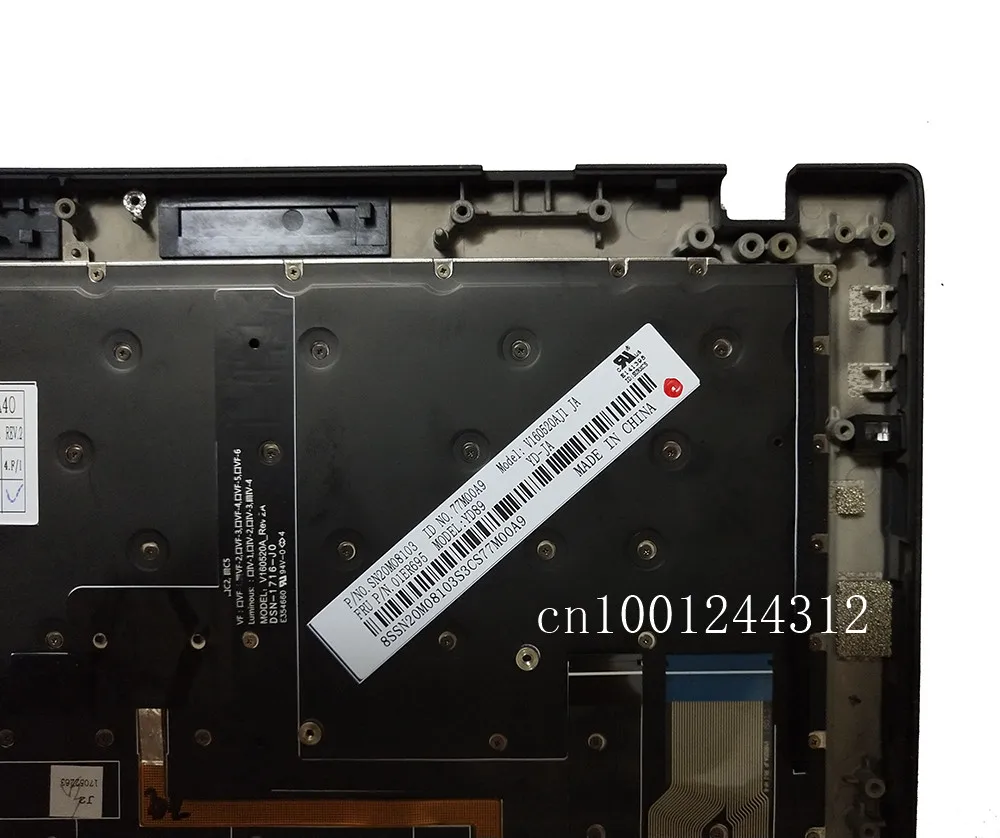 Чехол для ноутбука lenovo Thinkpad X1 Carbon 5TH Gen palmreest верхний корпус Клавиатура рамка крышка/с Японская Клавиатура 01ER695
