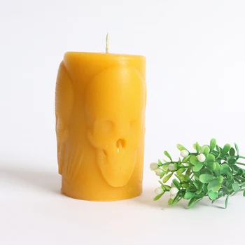 

Skull Silicone Candle Mold Ghost Aromatherapy Gypsum Mold