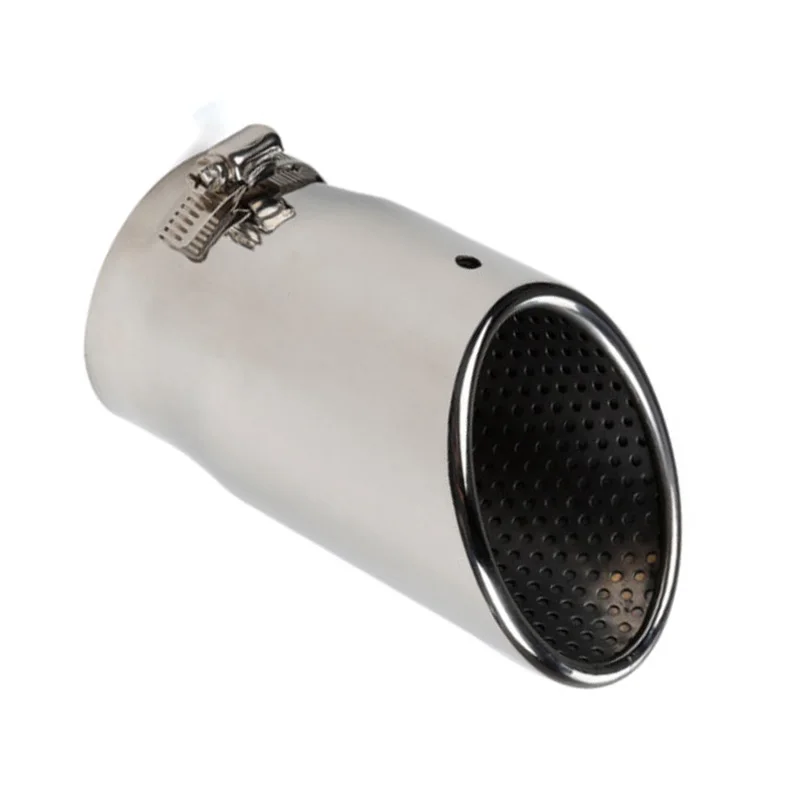 

Car Auto Stainless Silver Exhaust Muffler Tip End Pipe For Jeep Wrangler JL 2018