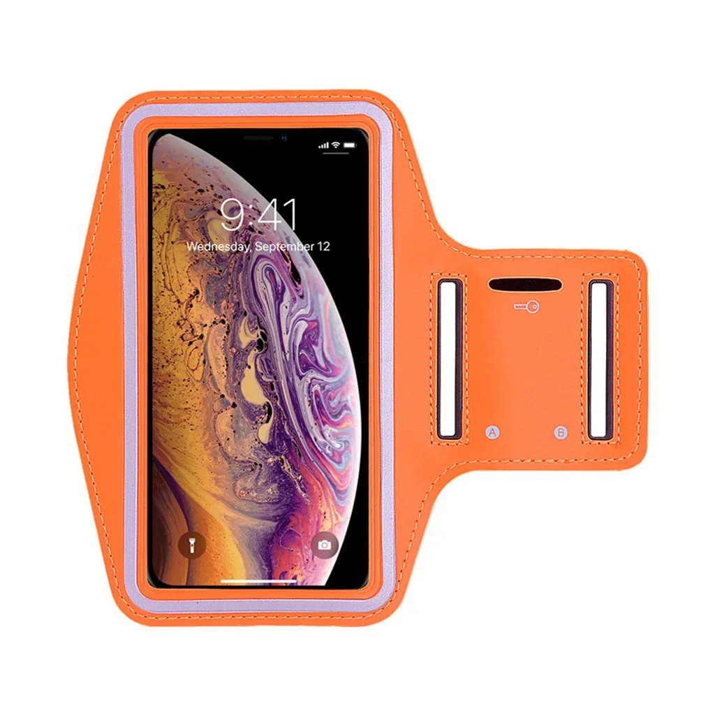 Running Bag Armband Case Sports Gym Running Jogging Exercise Arm Band For iPhone 11 Pro Max Phone bag Waterproof Holder#PEX