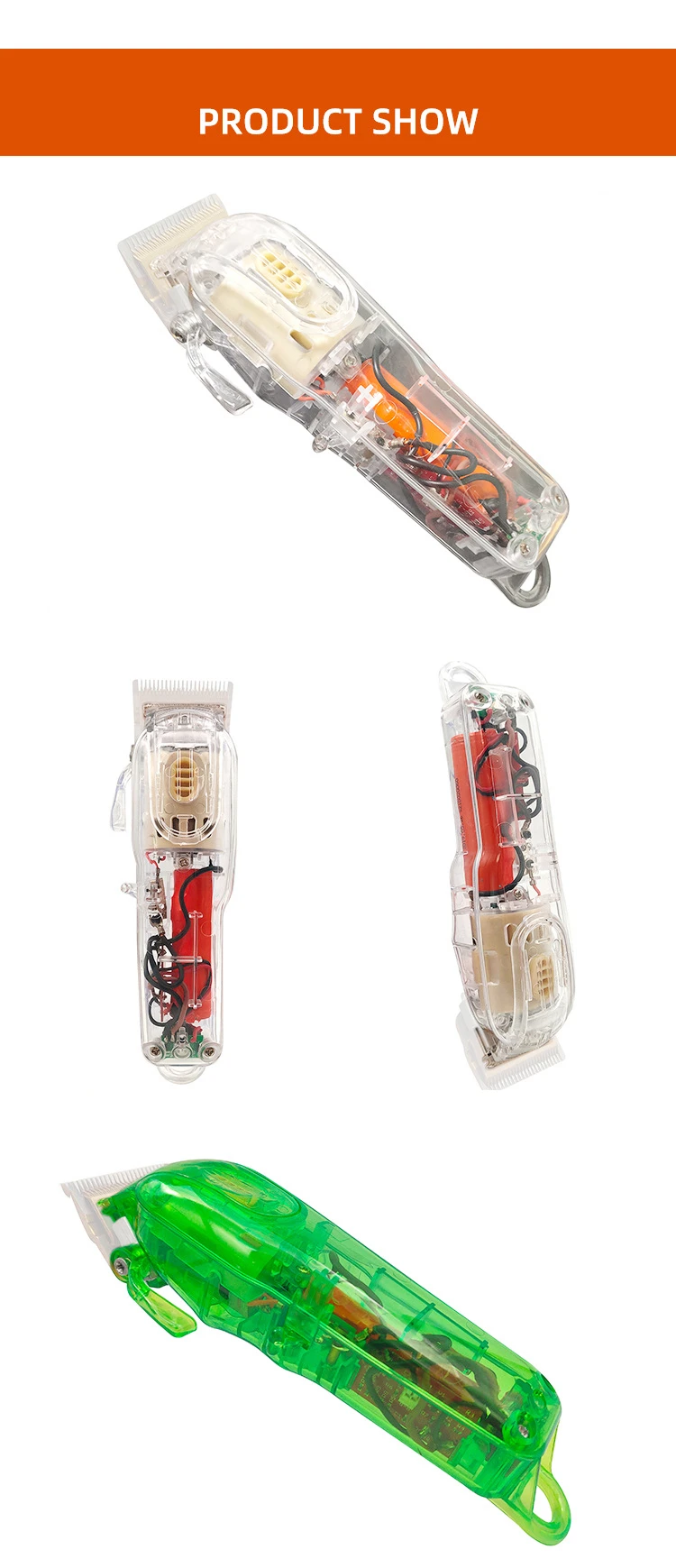 8Pcs/Set Electric Clipper Shell Set For WAHL 8148/8591 ABS 8 Style DIY Modification Shell Barber Electric Clipper Cover G0811