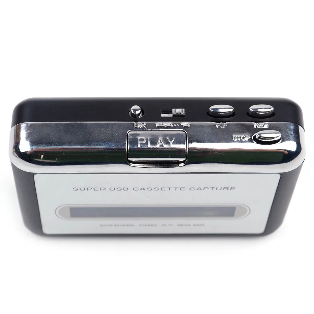Tape to PC Super USB Cassette-to-MP3 Capture Audio Music Player CD Converter