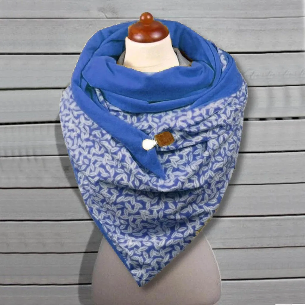 Women Floral Printing Scarf Winter Warmer Fashion Retro Female Multi-Purpose Shawl Neck Scarf echarpe hiver платок женский A50