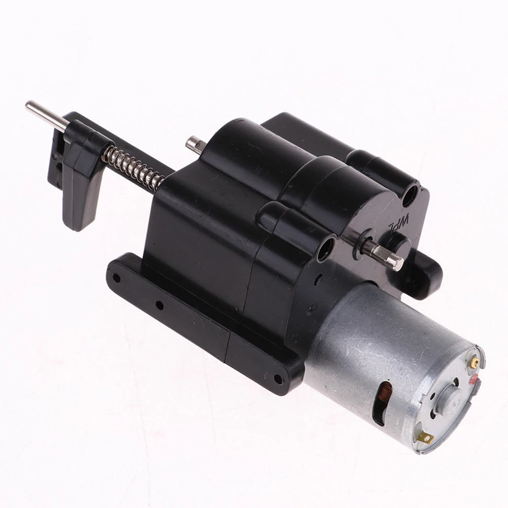 

1/16 Two-speed Shift Transfer Gearbox RC Car Upgraded Split Replacement Black With Motor+Servo Plastics For WPL Parts