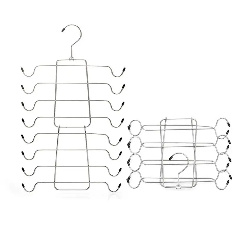 Складная вешалка для нижнего белья, вешалка для одежды, вешалка для белья для сушки полотенец, бюстгальтеров, детской одежды, перчаток, из нержавеющей стали