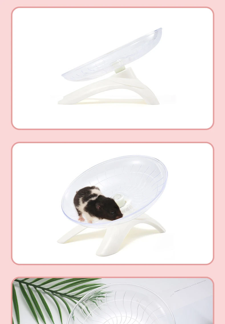 Title 8, Pet Hamster Running Wheel Mute Flying Saucer St...