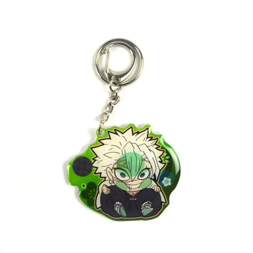 Новый аниме демон Slayer брелок Tanjirou Giyuu Shinobu Kyoujurou акриловый с лезвием в виде