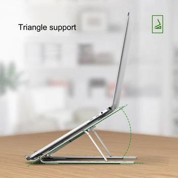 

Portable Folding Aluminum Adjustable Notebook Stand Foldable Laptop Stand Holder New Arrival