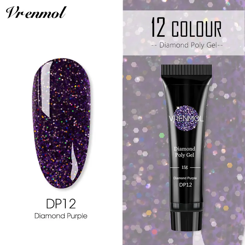 15ml DP12 Vrenmol, не очищающее верхнее покрытие, верхнее покрытие, Базовое покрытие, основа, грунтовка, Гель-лак для ногтей, УФ светодиодный Гель-лак, впитывающий Гель-лак - Цвет: 15ml DP12