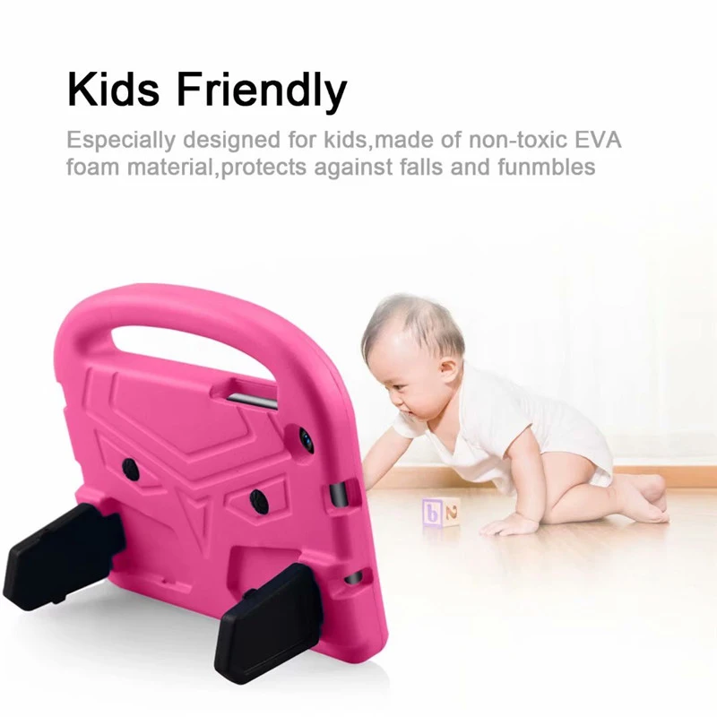 

Stand Handle Cover Protect shell for Samsung Galaxy Tab A 8.0 P200 P205 2019 Children Kids sparrow safe Foam EVA Tablet Case