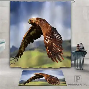 

Custom Animal Wallpaper (1) Waterproof Shower Curtain Doormat Home Bath Bathroom Polyester Fabric Multi Sizes#2019-1-06-27