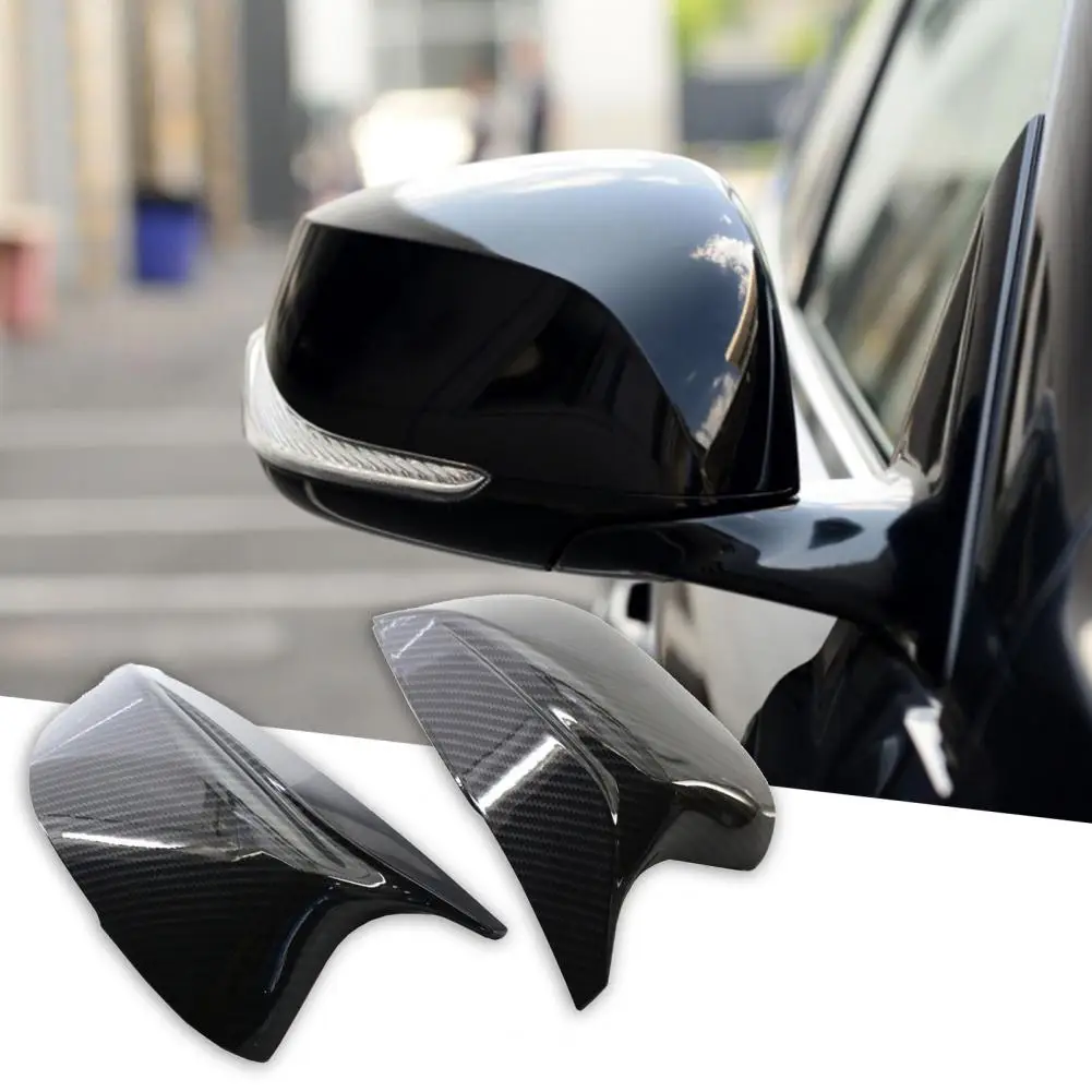2Pcs Wing Mirror Cover Car Styling Modified Parts Carbon