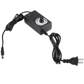 

AC to DC Adapter 12V 2A Adjustable Power Supply Motor Speed Controller with US Plug For Electric Fan and Pump