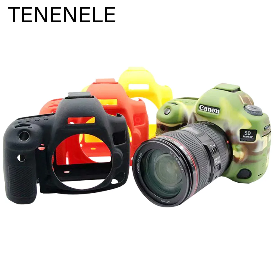 TENENELE сумки для камеры Canon EOS 5D Mark IV Мягкий силиконовый чехол цвет резиновый чехол сумка для Canon 5D4 защита для камеры аксессуар