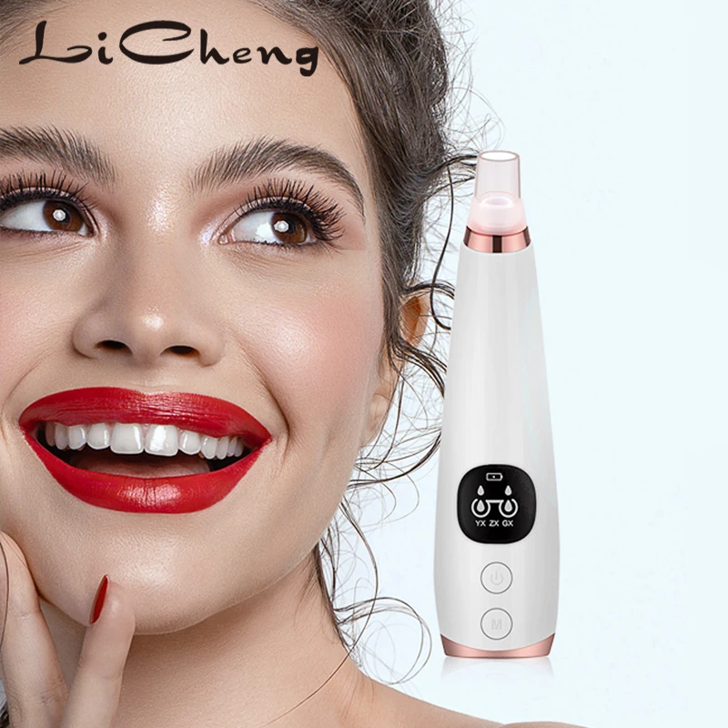 

Licheng Household Blackhead Remover Face Deep Pore Cleaner Acne Pimple Removal Clean Exfoliating Cleansing Beauty Machine