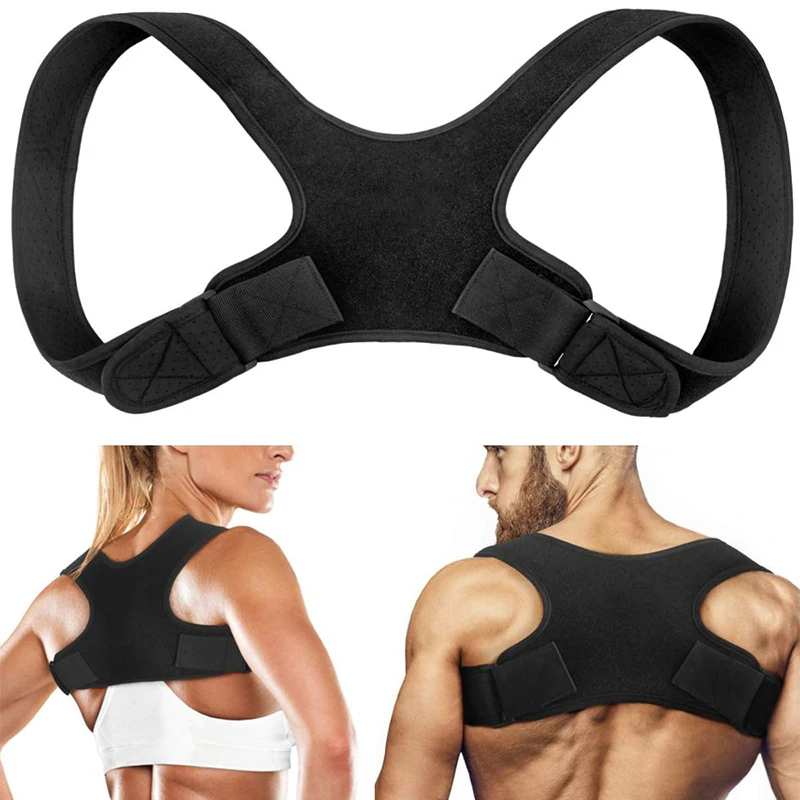 

Adjustable Medical Back Posture Corrector Clavicle Spine Back Shoulder Lumbar Brace Support Belt Posture Correction Unisex