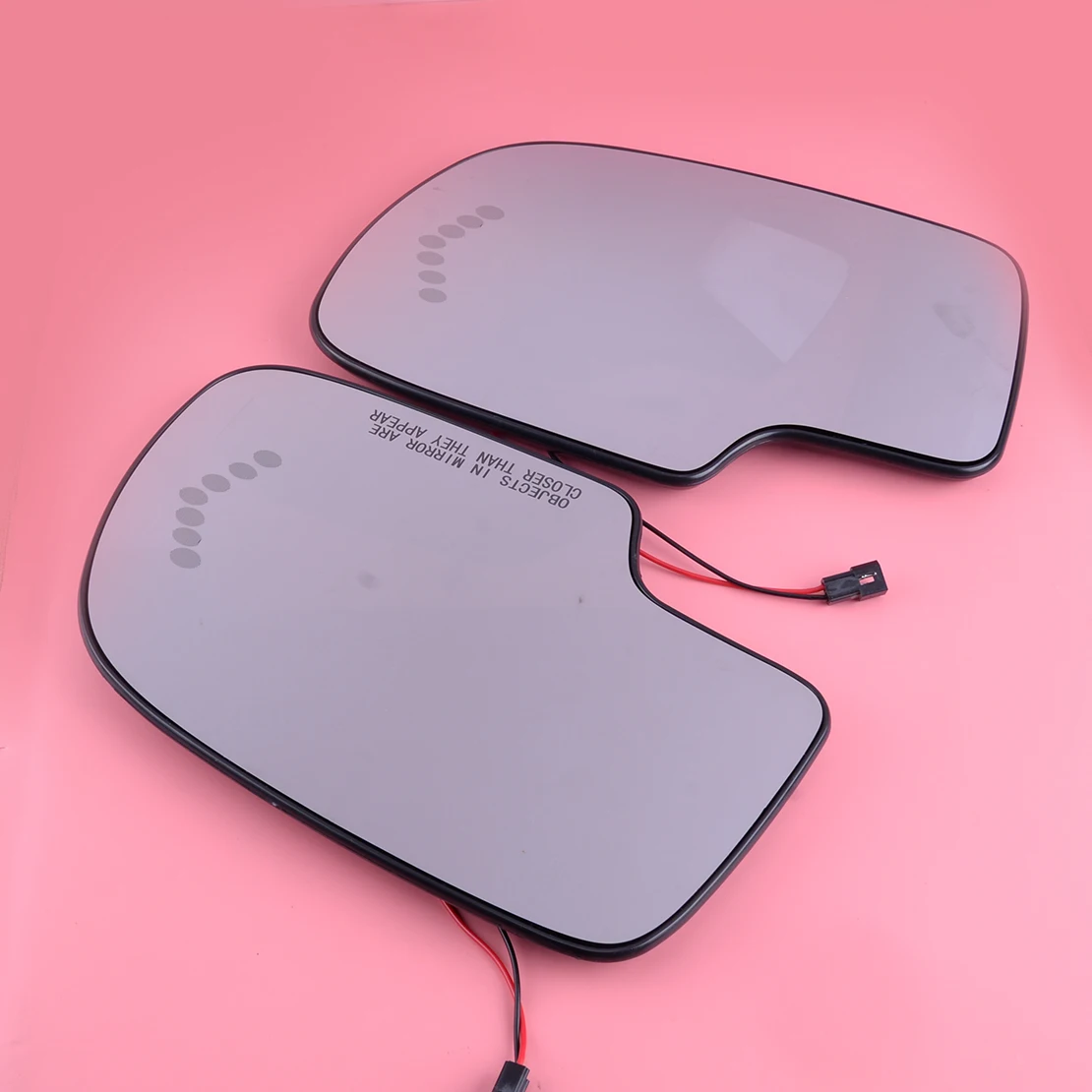 Pair Left+Right Turn Signal Heated Mirror Glass For GMC Chevy Cadillac 2003-2007 Pair Left+Right Turn Signal Heated Mirror Glass For GMC Chevy Cadillac 2003-2007