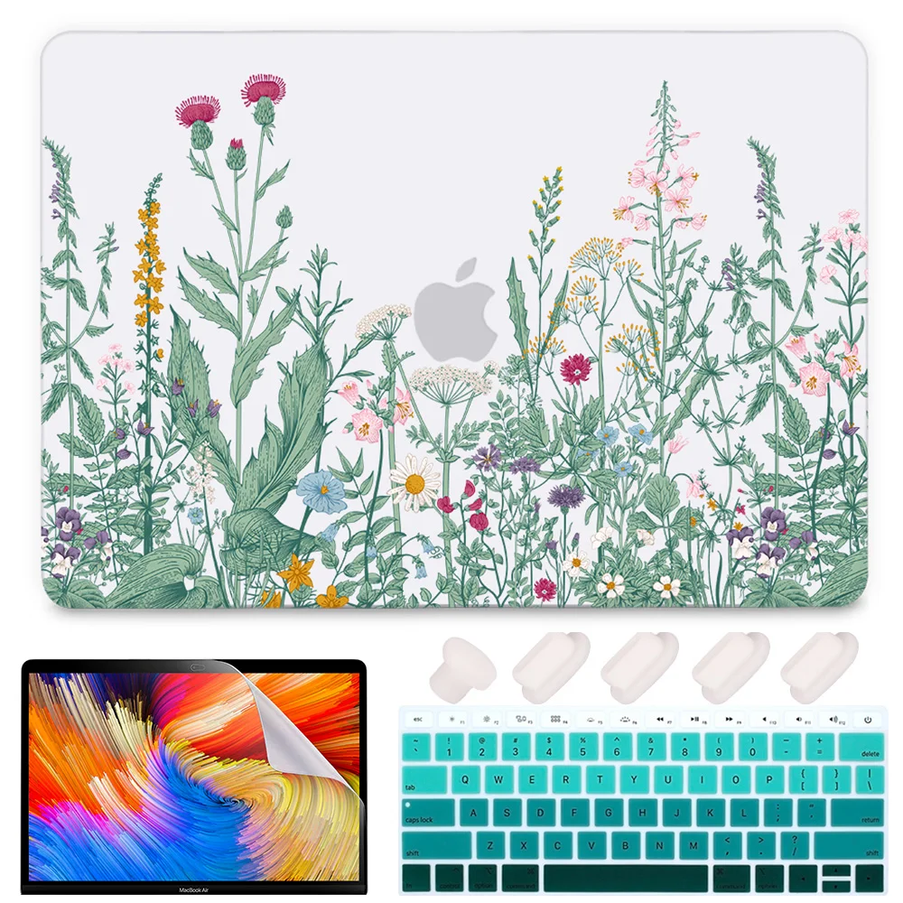 Z513 Для Macbook Чехол Air 13 Pro 13 15 16 дюймов Сенсорная панель жесткий чехол с клавиатурой Защитная пленка для экрана - Цвет: Z513