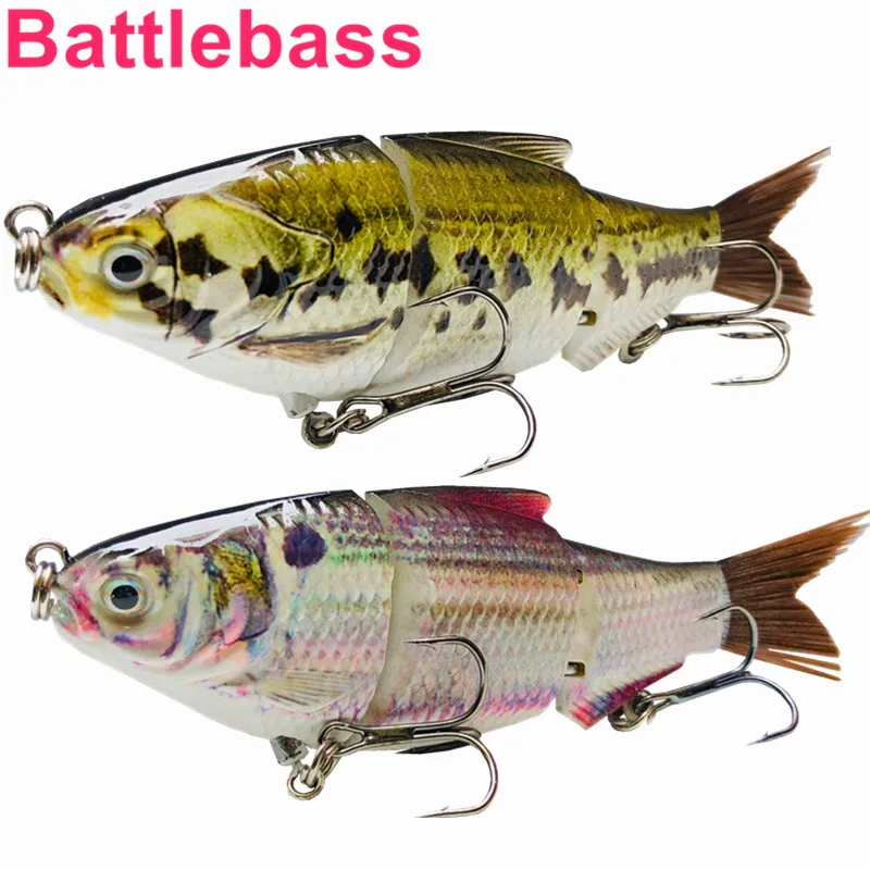 BATTLEBASS 13cm32G Fishing Lure Multi Jointed Hard Bait Lifelike joint bait  Wobblers Sinking Swimbait Fishing Lure Crankbait