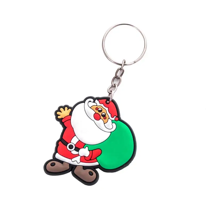 Santa Claus 1 Рождественская елка орнамент подвесные подвески подарки Снеговик Рождество Decora adornos de navidad брелок подарки Рождественские поставки - Цвет: Santa Claus 1